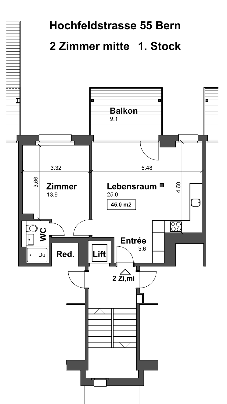 1 rooms apartment