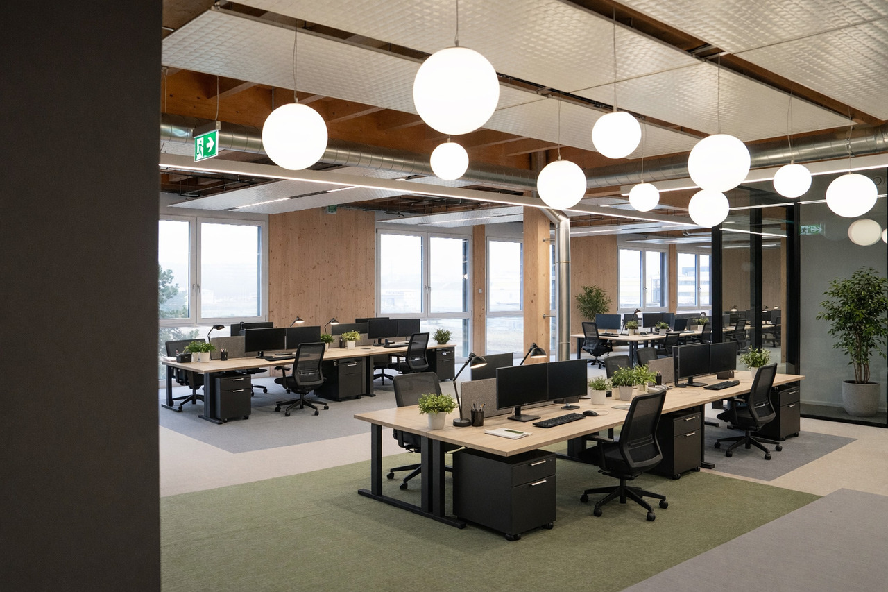 1200m² office, Foto 2 von 10