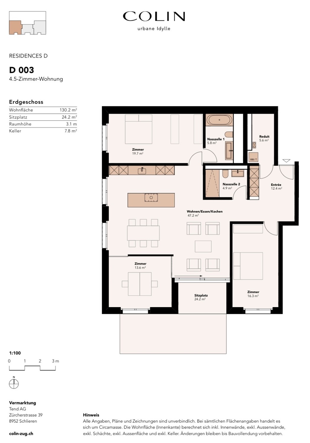 4 ½ Zimmer Wohnung, Foto 3 von 3