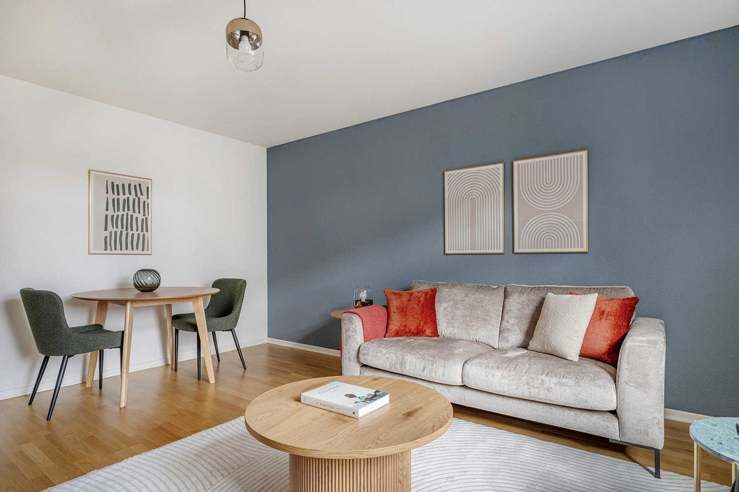 2 ½ rooms furnished flat
