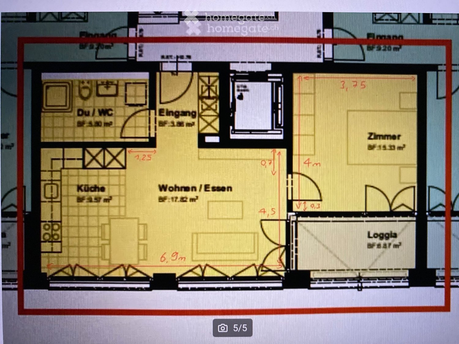 2 rooms apartment