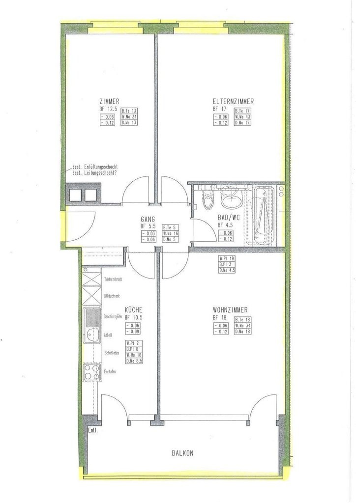 3 rooms apartment
