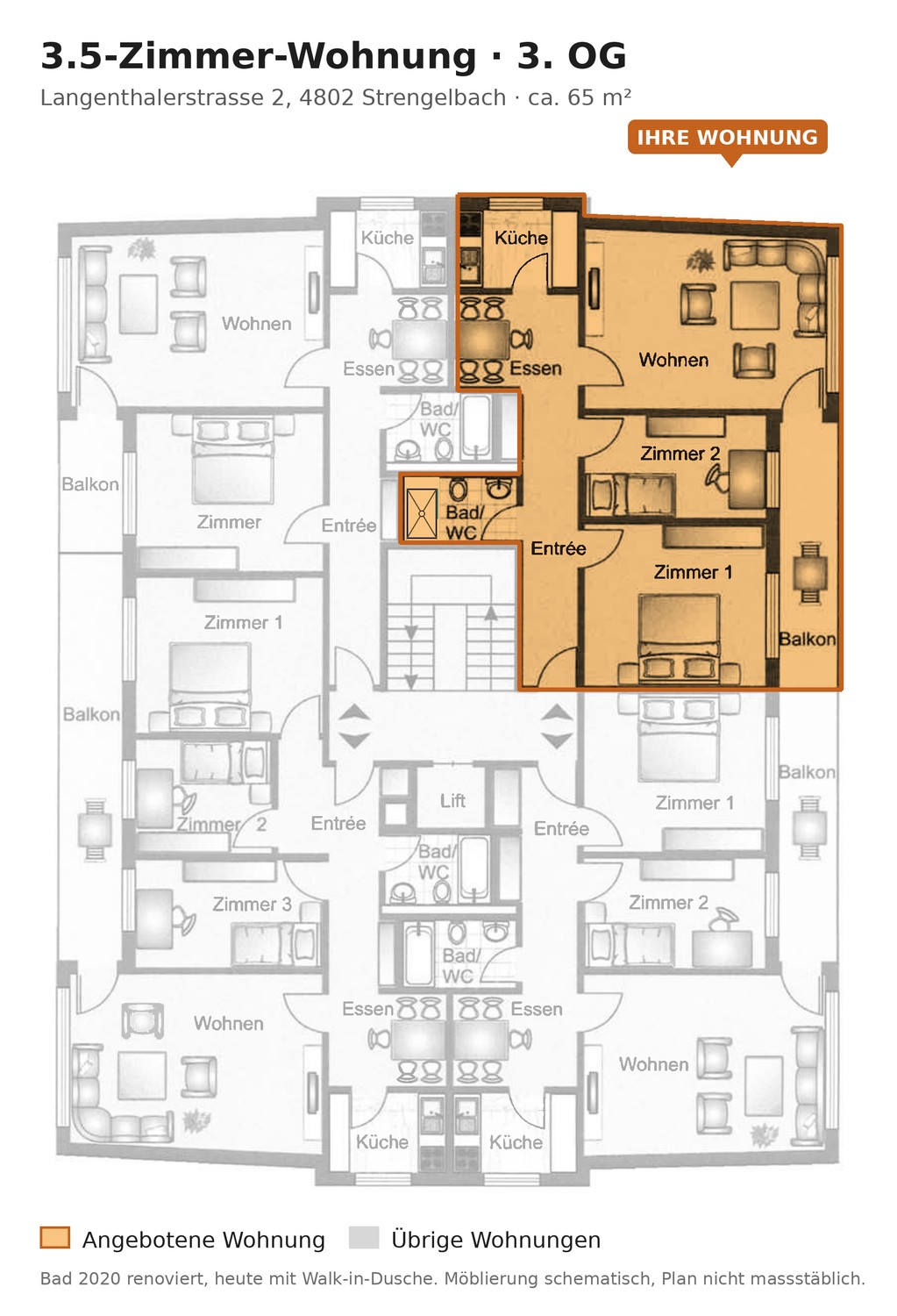 2 ½ room apartment