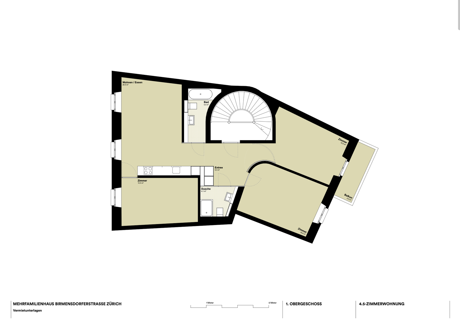 4 ½ Zimmer Wohnung
