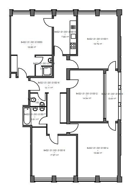 Appartement de 5 pièces
