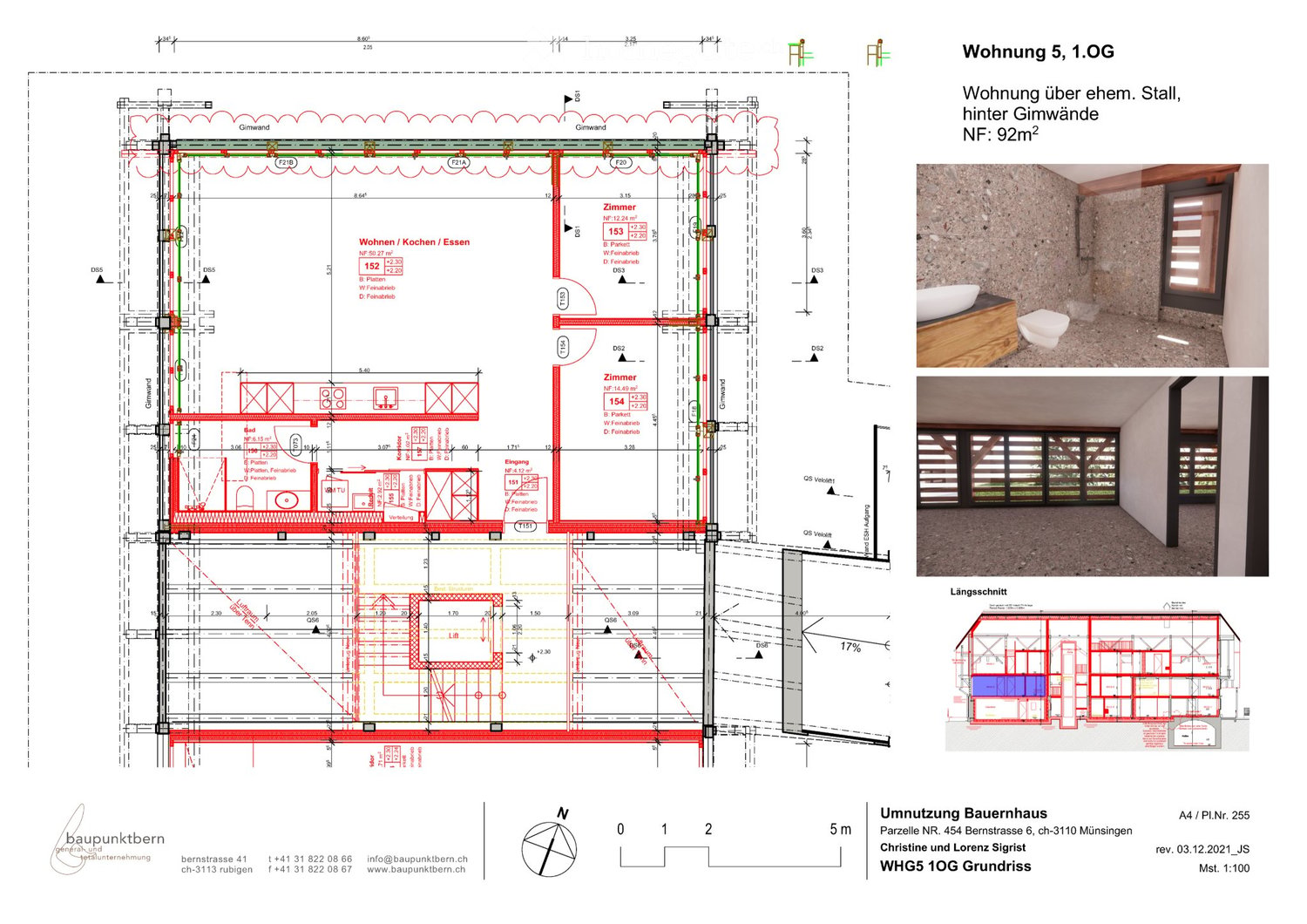 Appartement de 3 pièces