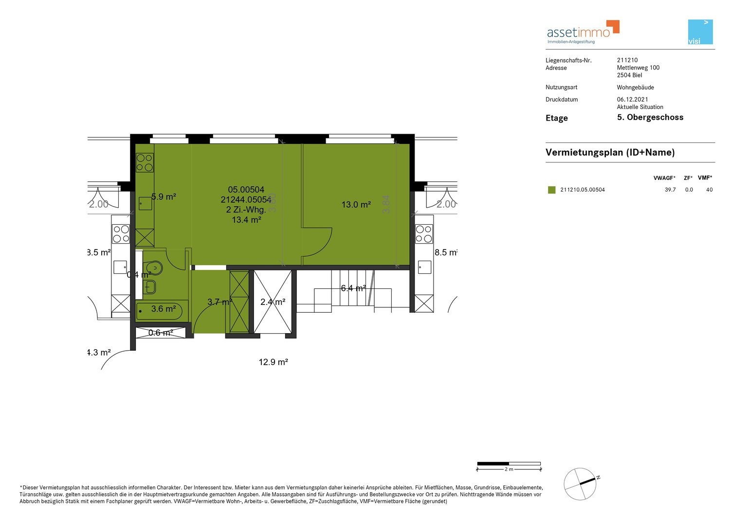 2 rooms apartment, Foto 6 von 7
