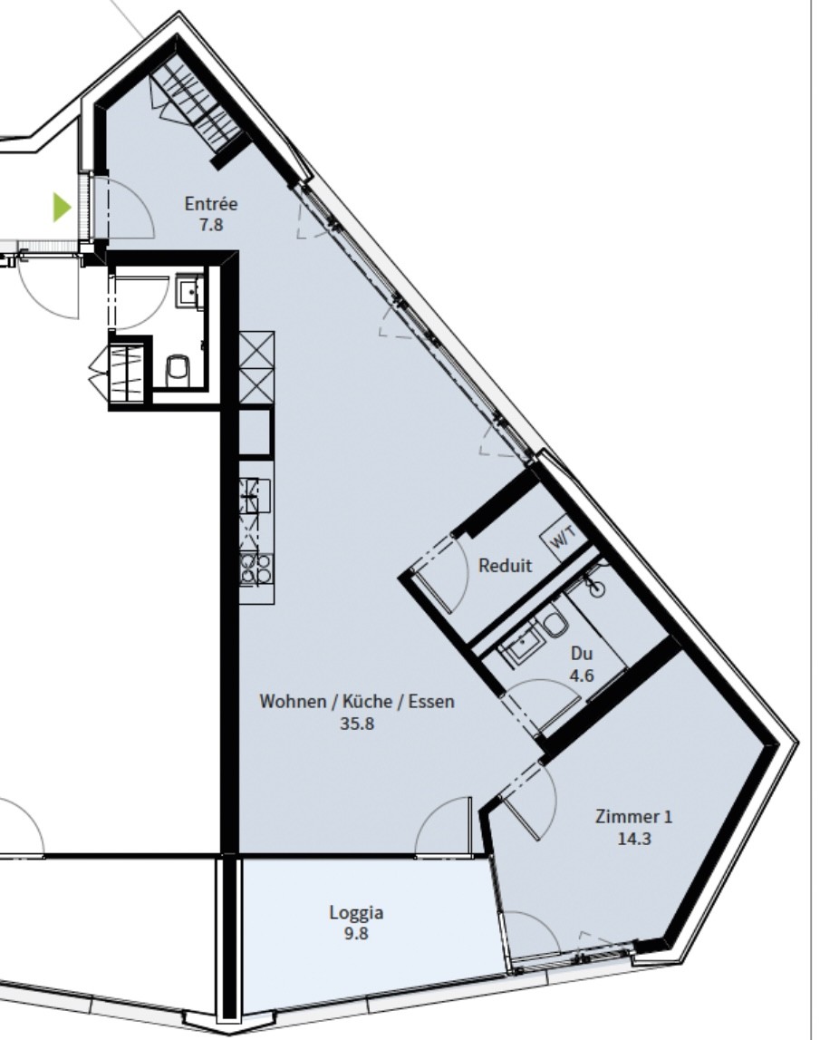 Appartement de 2 ½ pièces, photo 8 sur 8
