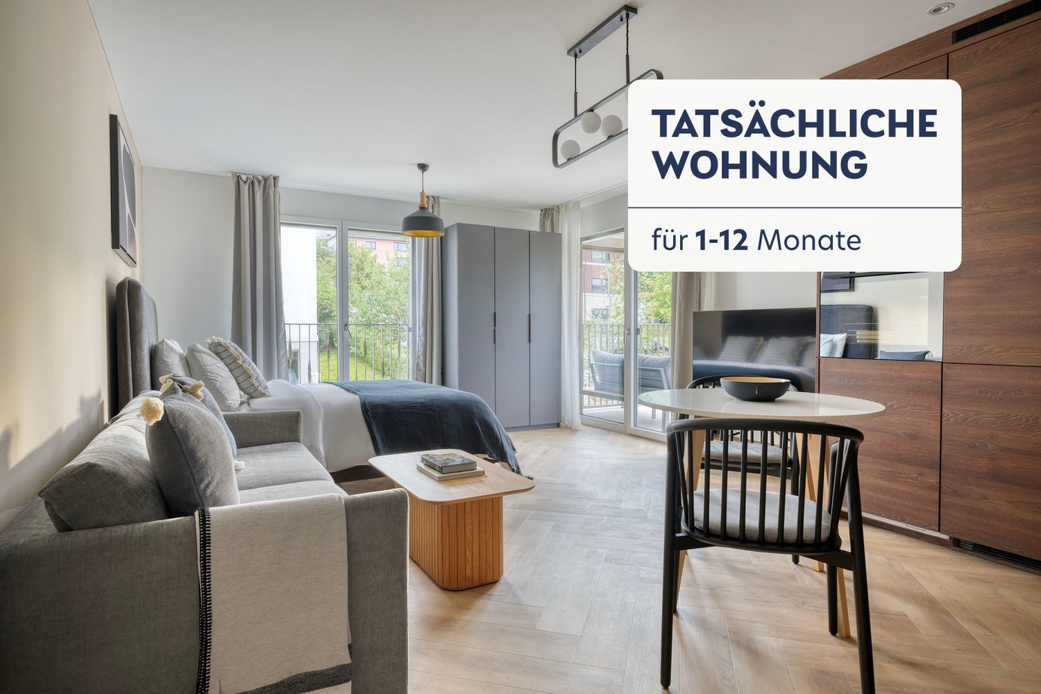 1 ½ rooms furnished flat
