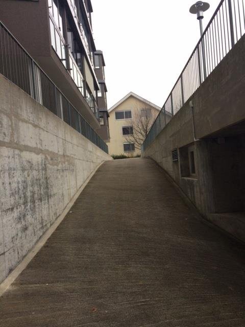 Covered bike parking