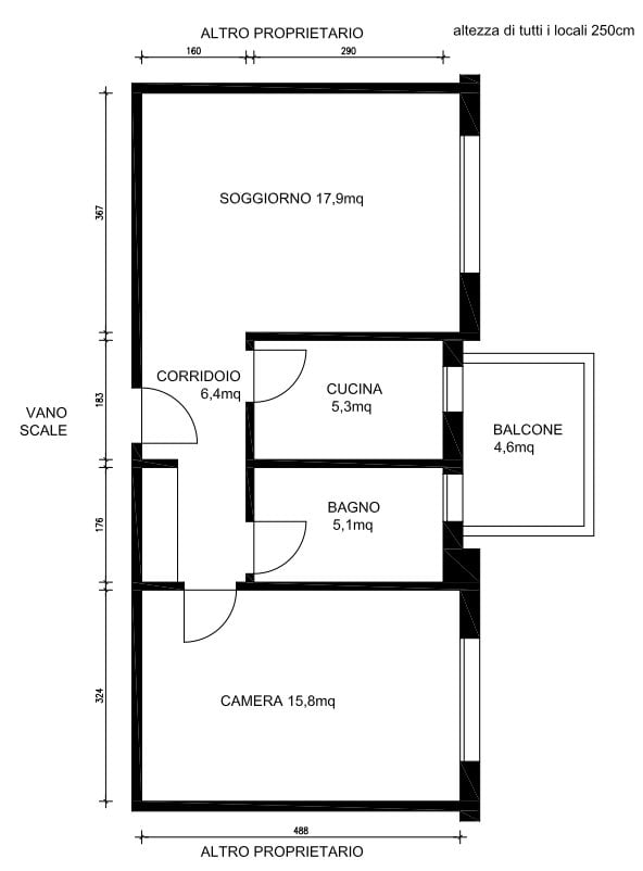 Appartement de 2 ½ pièces