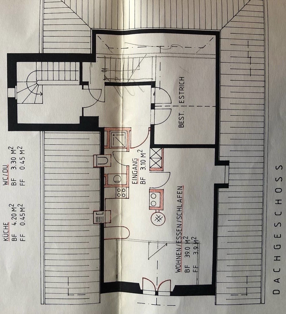 1 ½ rooms apartment