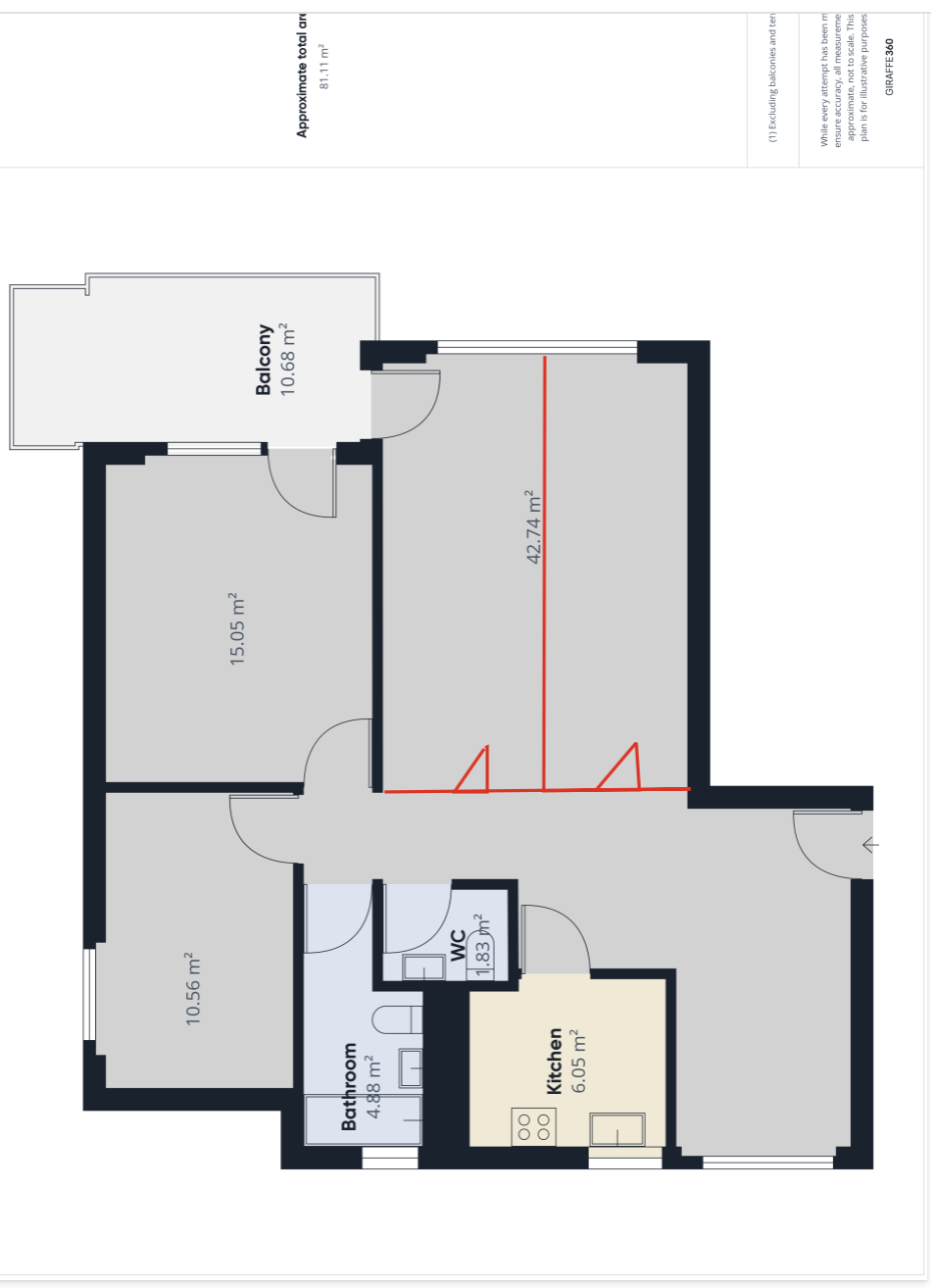 Room in a shared flat, Foto 6 von 6
