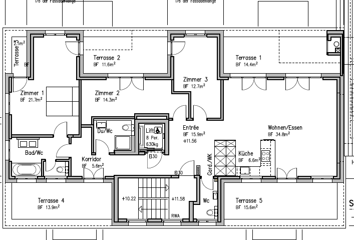 4 ½ Zimmer Wohnung, Foto 1 von 10