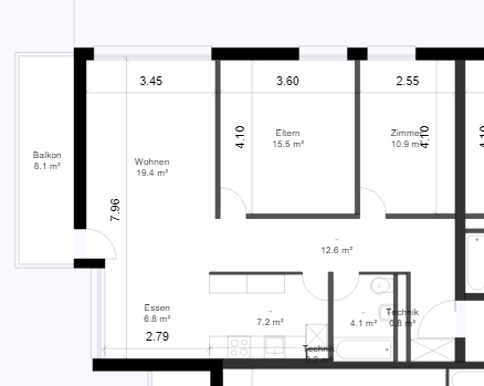 Appartamento di 3 ½ locali