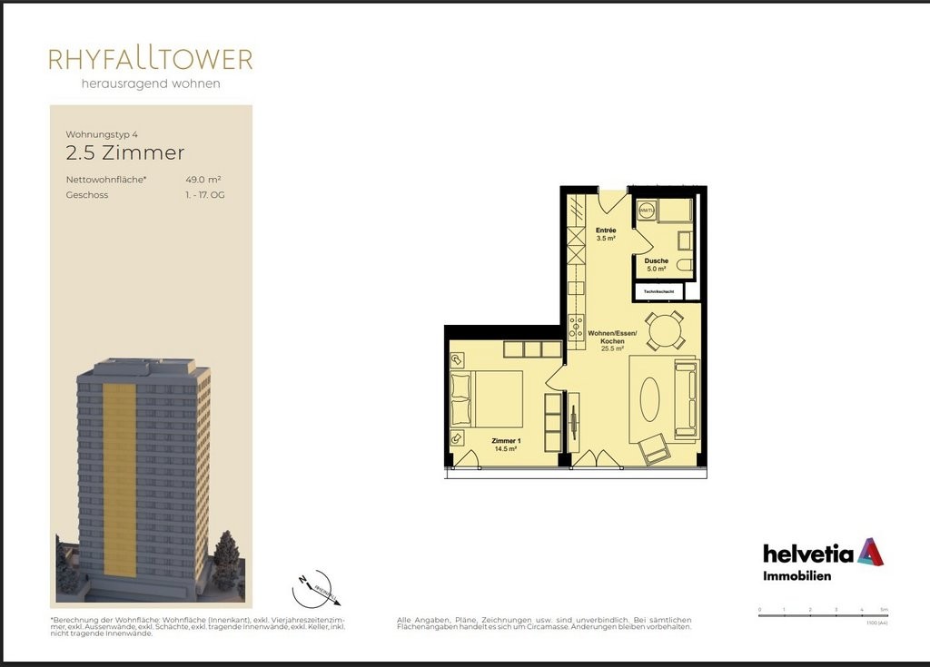2 ½ rooms apartment, photo 6 sur 7