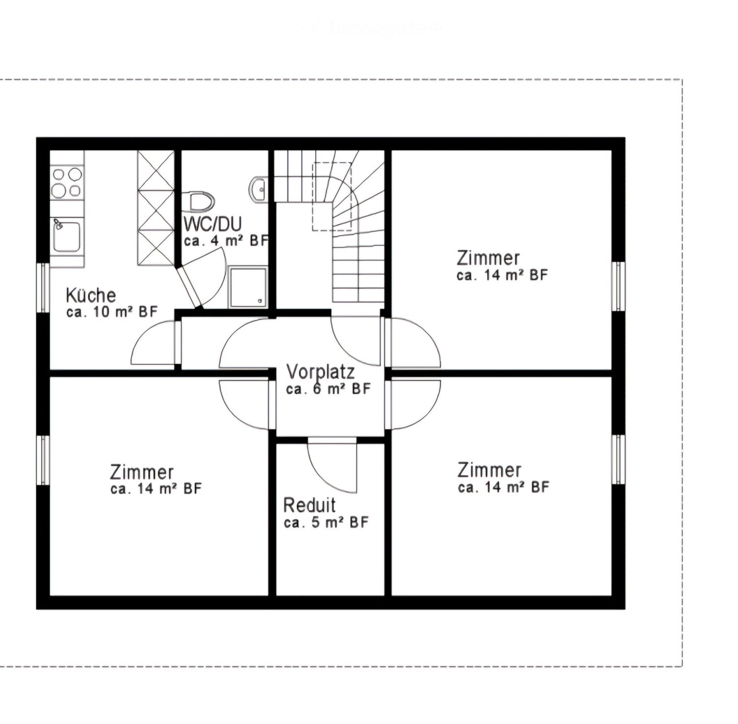 4 rooms apartment