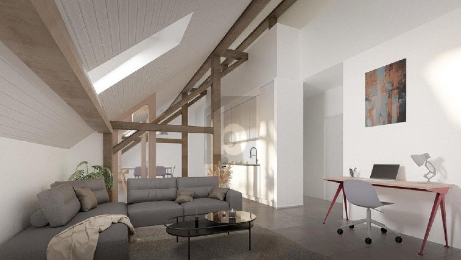 4 ½ Zimmer Dachwohnung, Foto 3 von 4