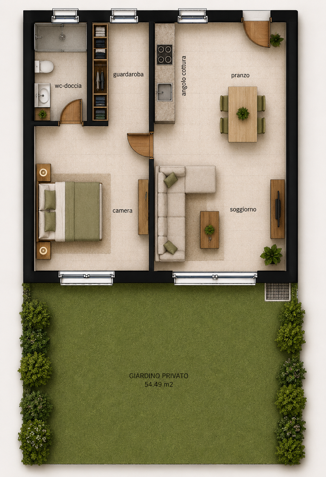 2 ½ Zimmer Wohnung, Foto 9 von 10