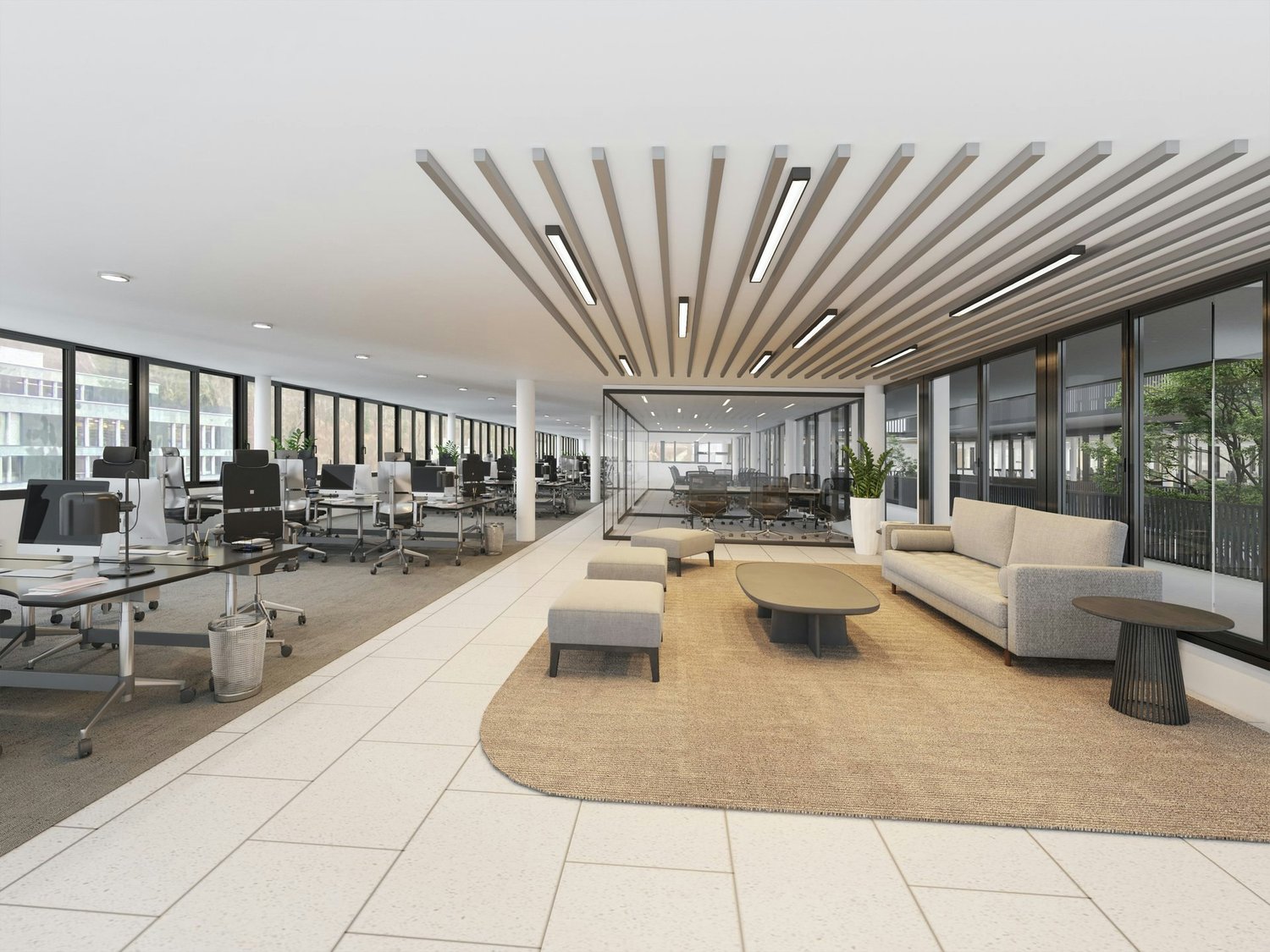 150m² office
