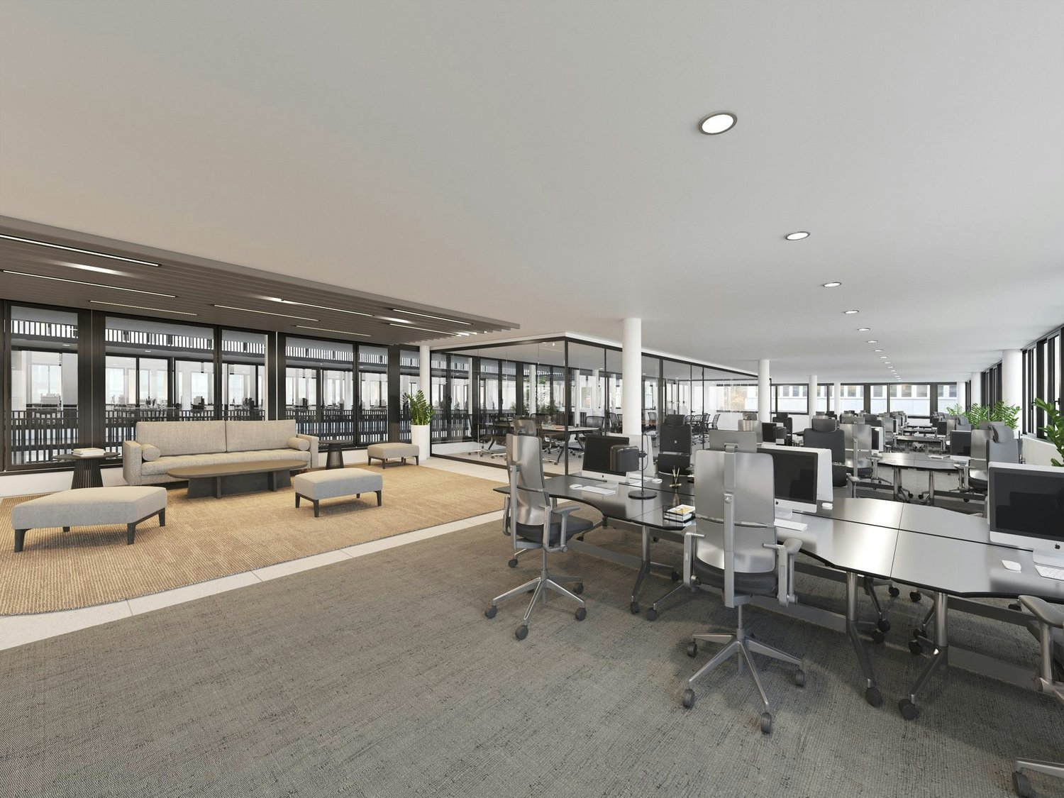 150m² office