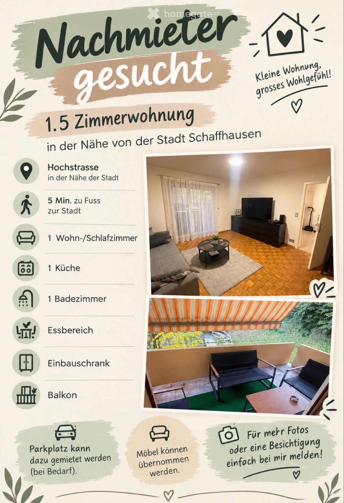 Appartement de 2 pièces