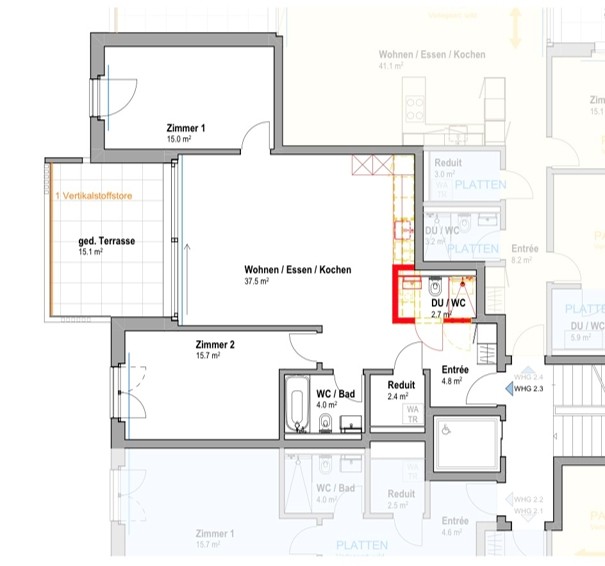 3 ½ rooms apartment