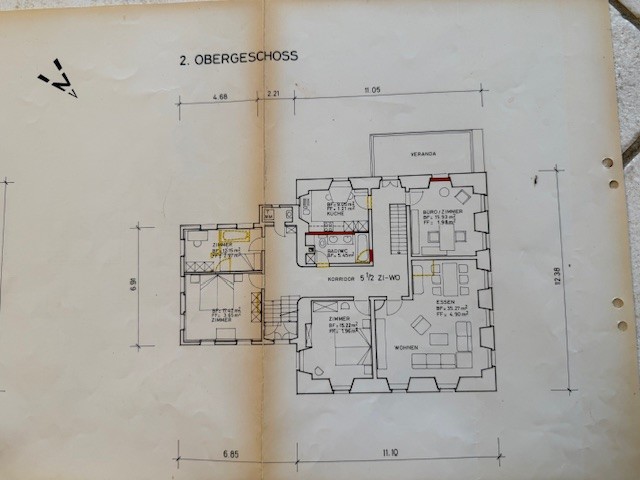 5 rooms apartment