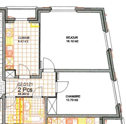 Appartamento di 2 ½ locali