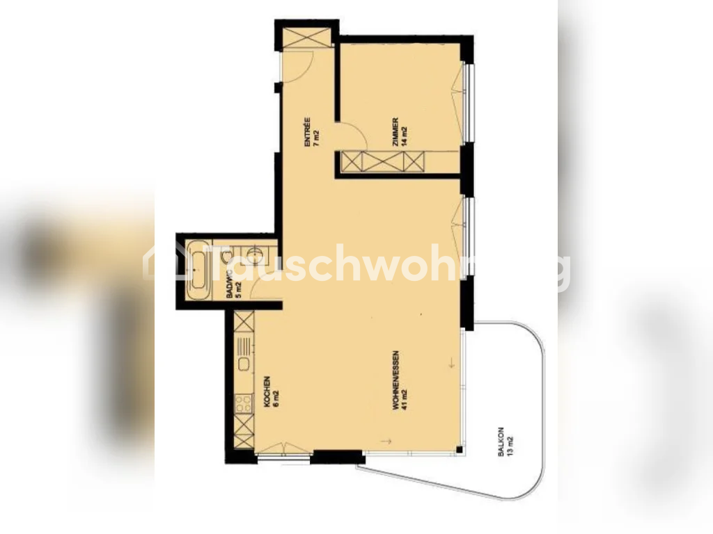 Appartamento di 2 ½ locali, foto 1 di 4