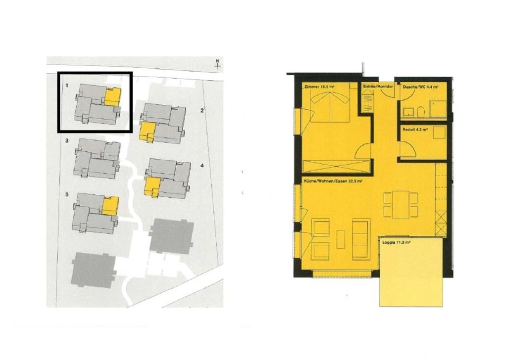 Appartamento di 2 ½ locali, foto 3 di 8