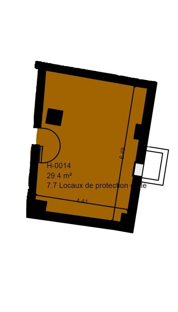 20m² storage room