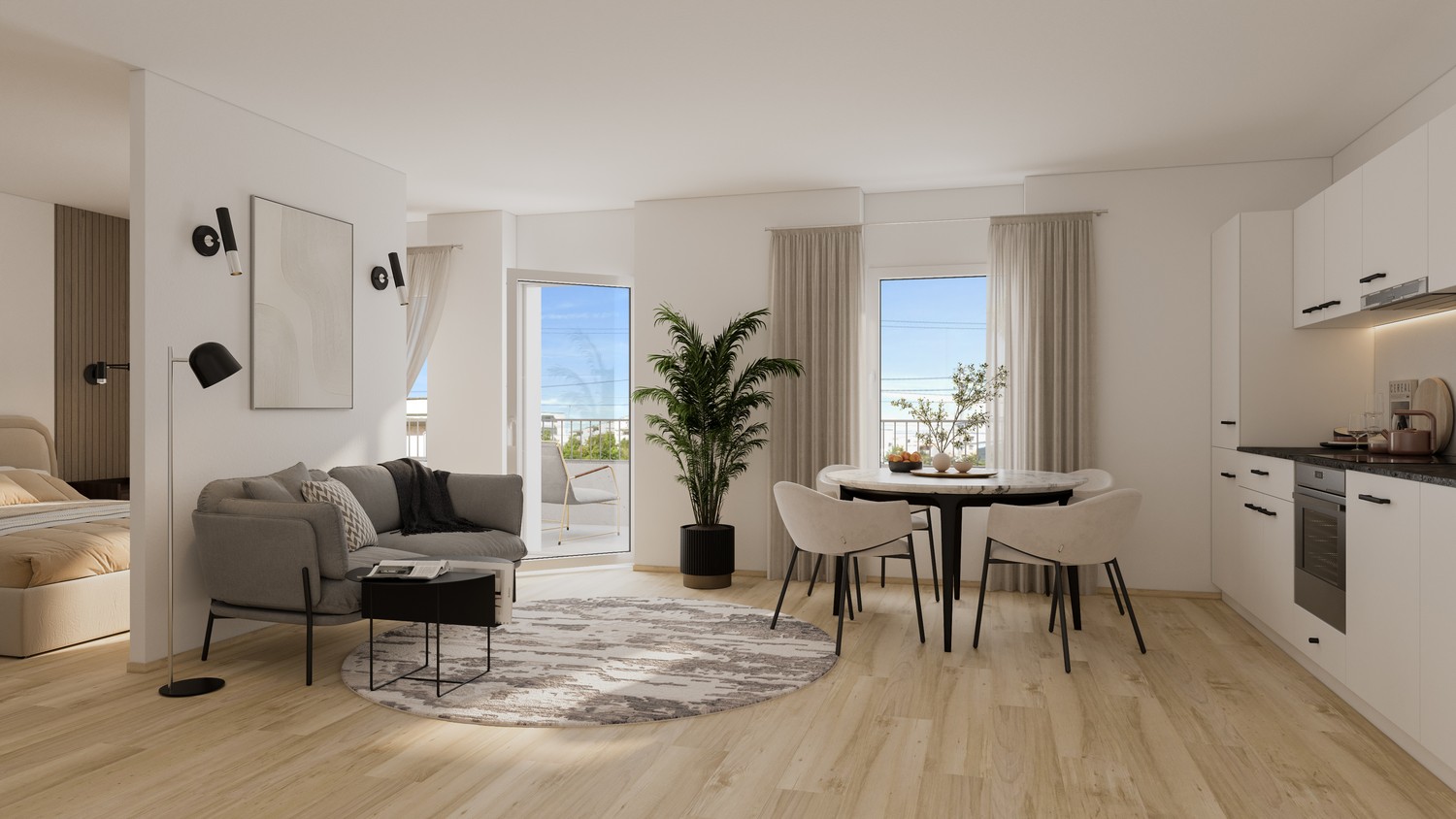 1 ½ Zimmer Wohnung