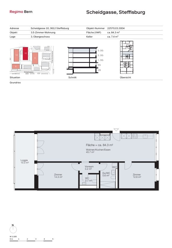 3 ½ rooms apartment, Foto 10 von 10
