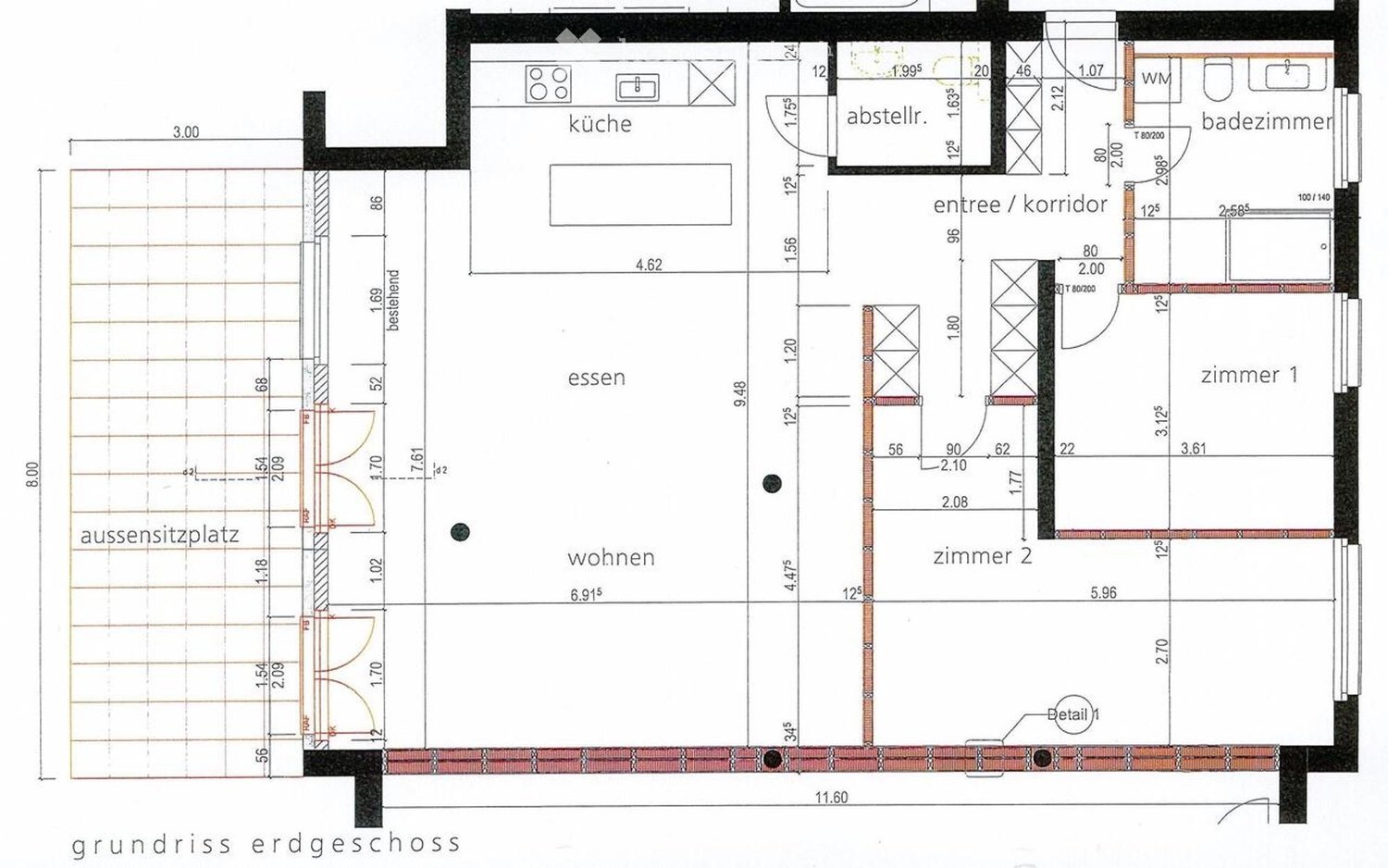 Appartement de 3 ½ pièces