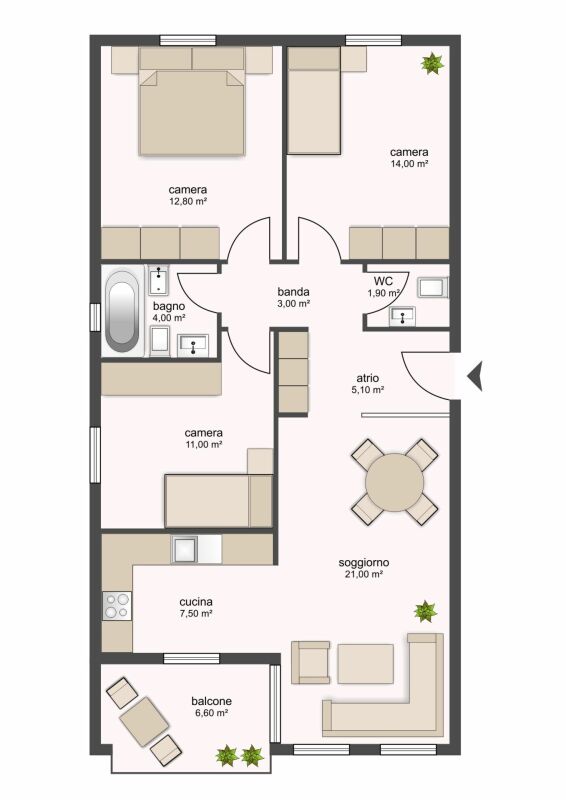 4 ½ Zimmer Wohnung, Foto 2 von 10