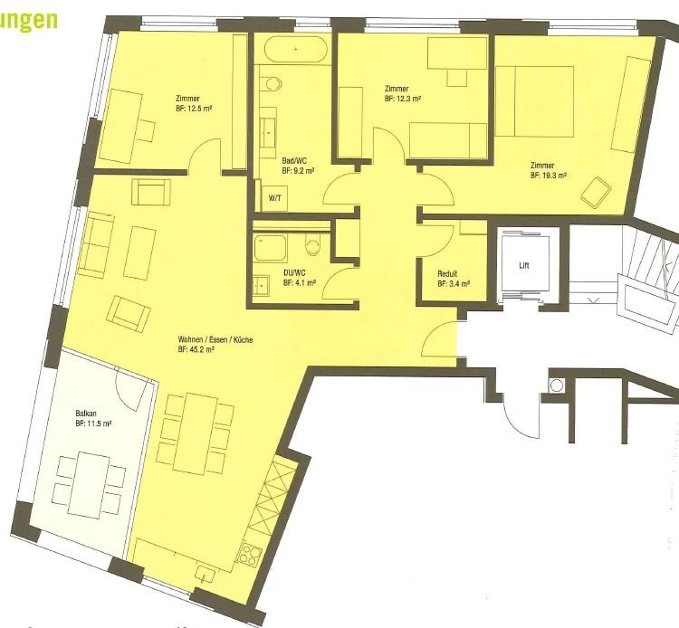Appartamento di 4 ½ locali