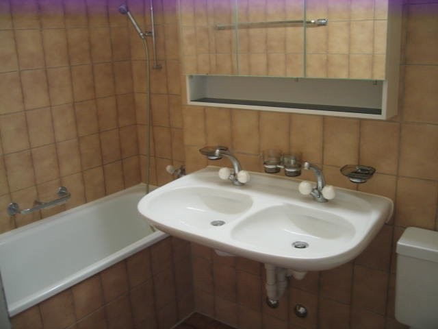 Appartement de 2 ½ pièces

Un emplacement calme dans un joli lotissement.

\- Parquet dans tout l'appartement
\- Cuisine avec lave-vaisselle
\- Salle de bain avec double lavabo
\- Débarras pratique
\- Terrasse
\- Cave
\- Environnement verdoyant avec parc et aire de jeux
\- Arrêt de bus à proximité
\