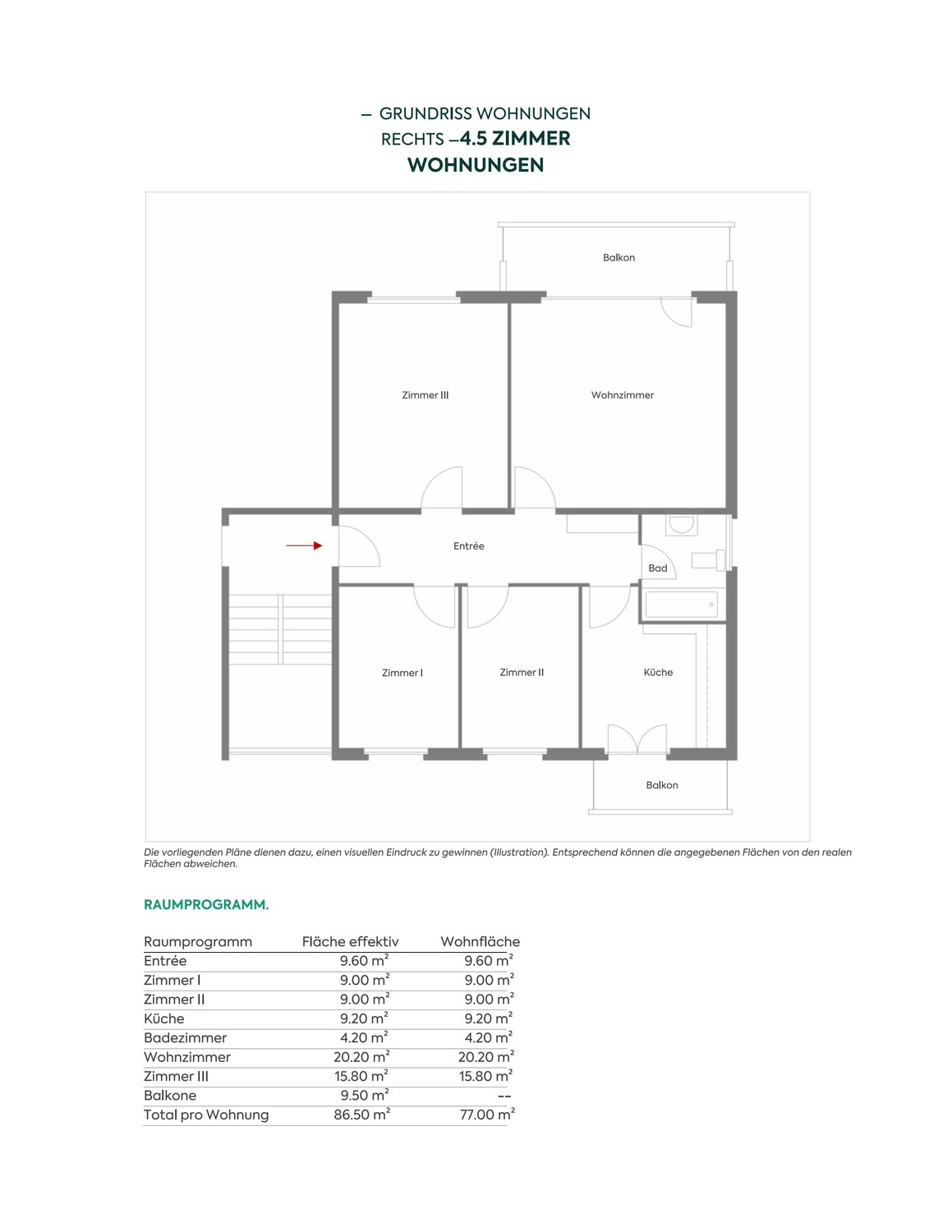 Appartement de 4 ½ pièces, photo 9 sur 9