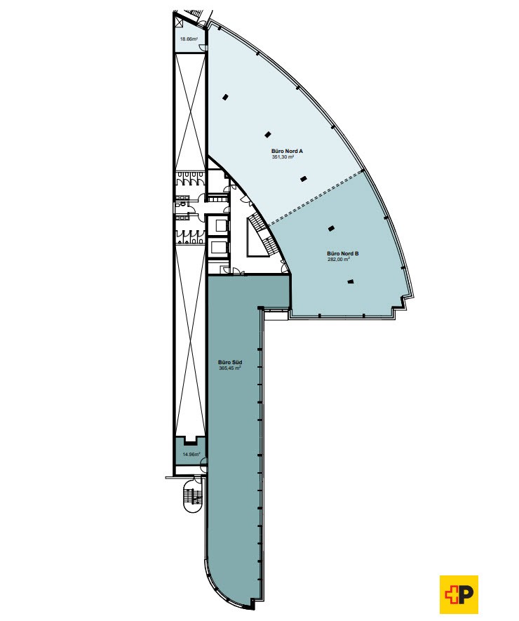 Ufficio di 282-1030m²