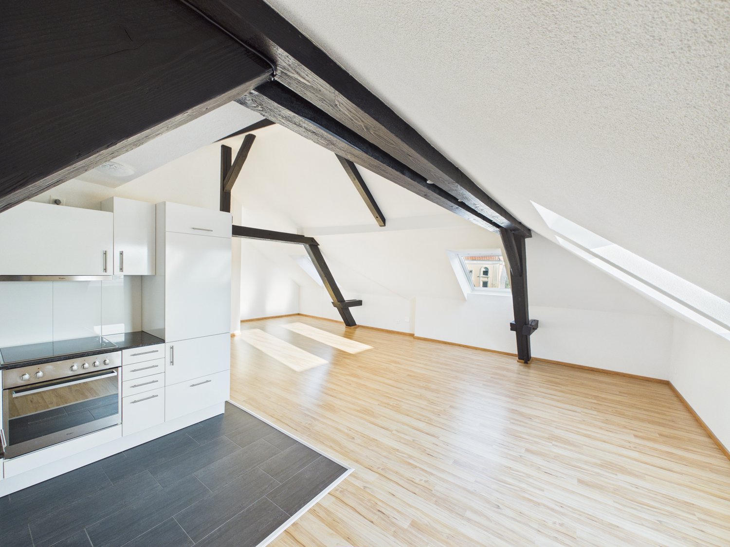 1 ½ rooms roof flat