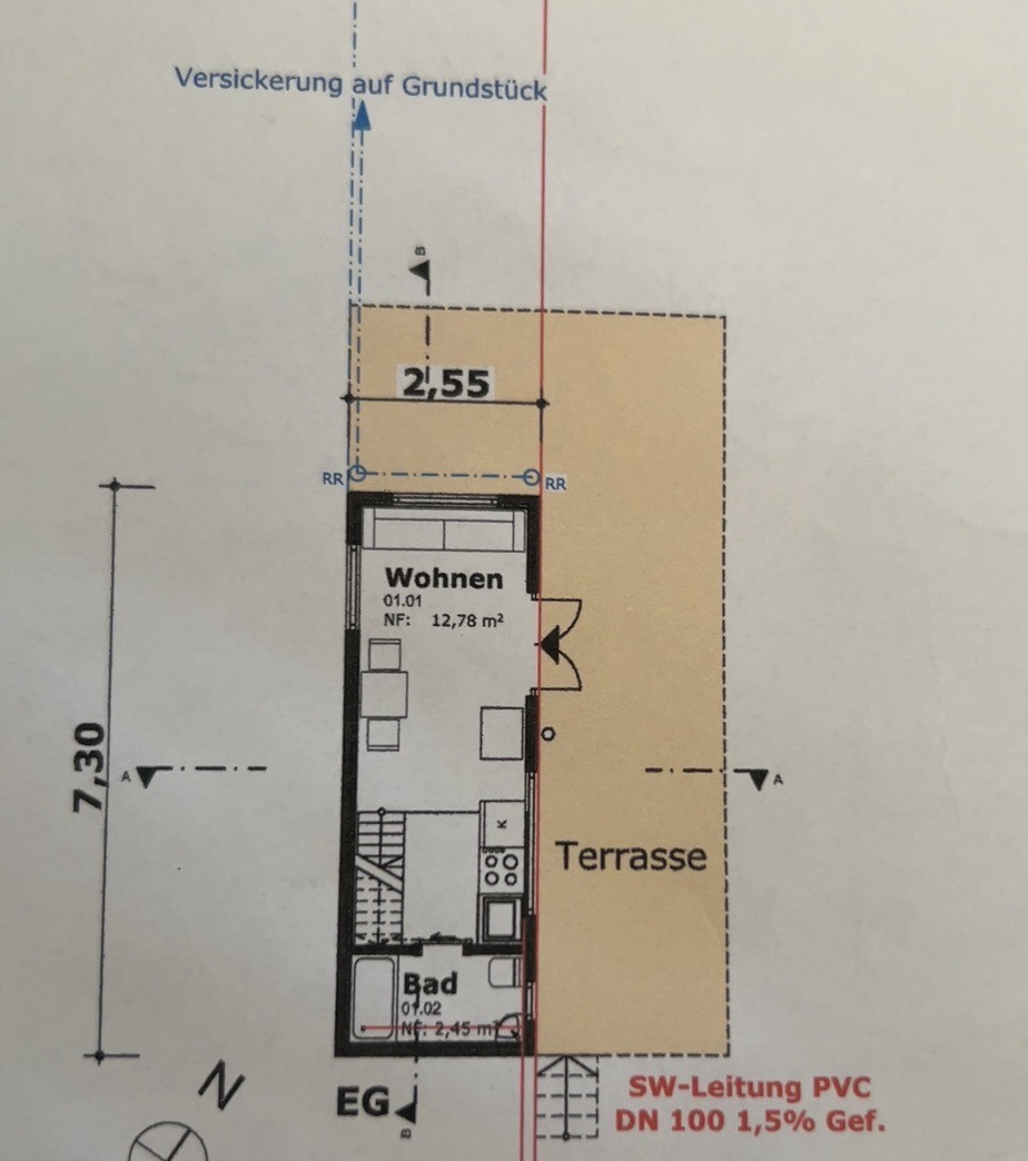1 ½ rooms single house