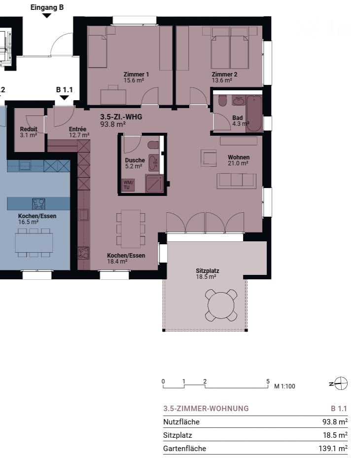 3 ½ rooms apartment, photo 5 of 5