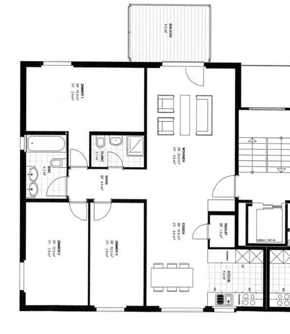 4 ½ rooms apartment, photo 7 sur 7
