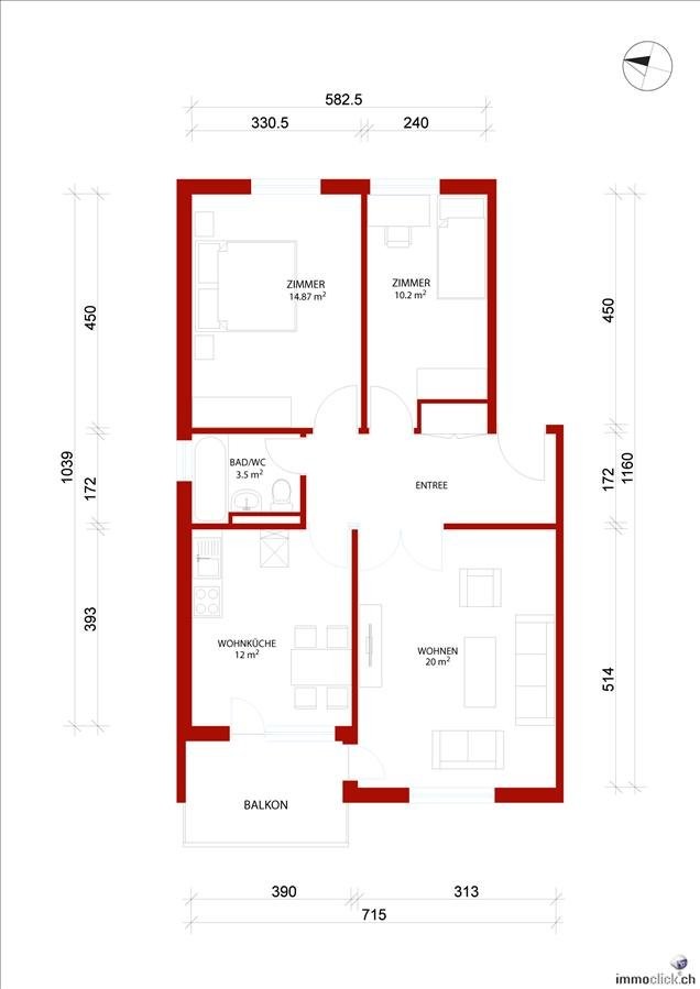 3 ½ rooms apartment, Foto 5 von 6