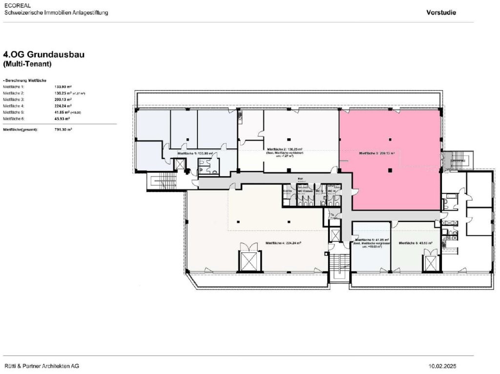 ufficio di 212m²