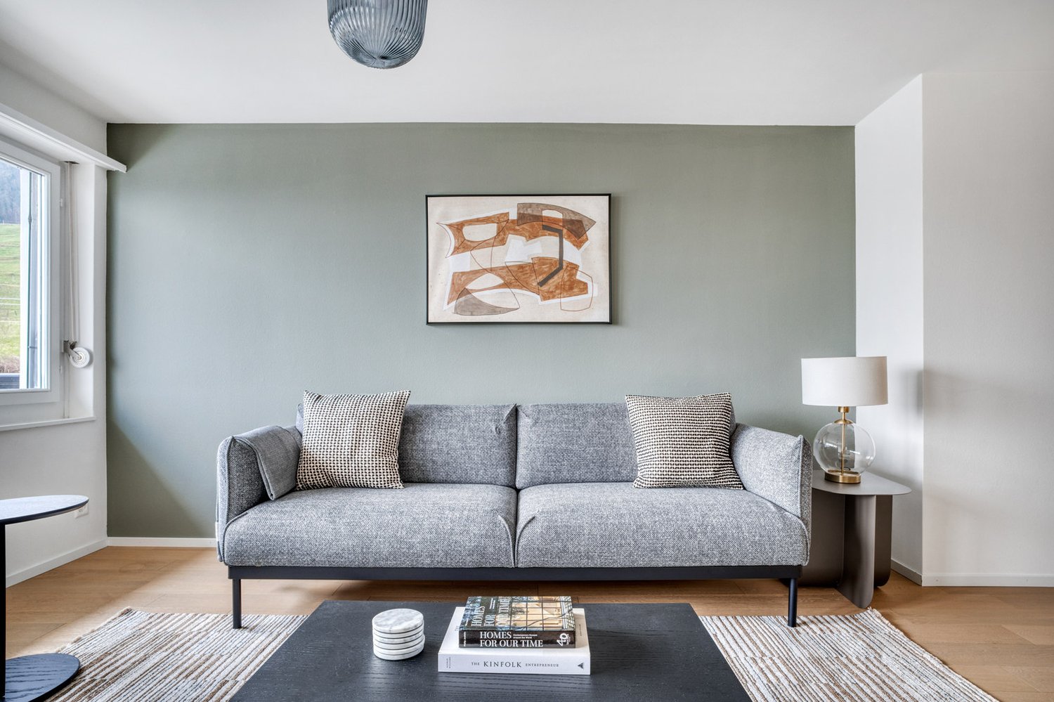 3 rooms furnished flat