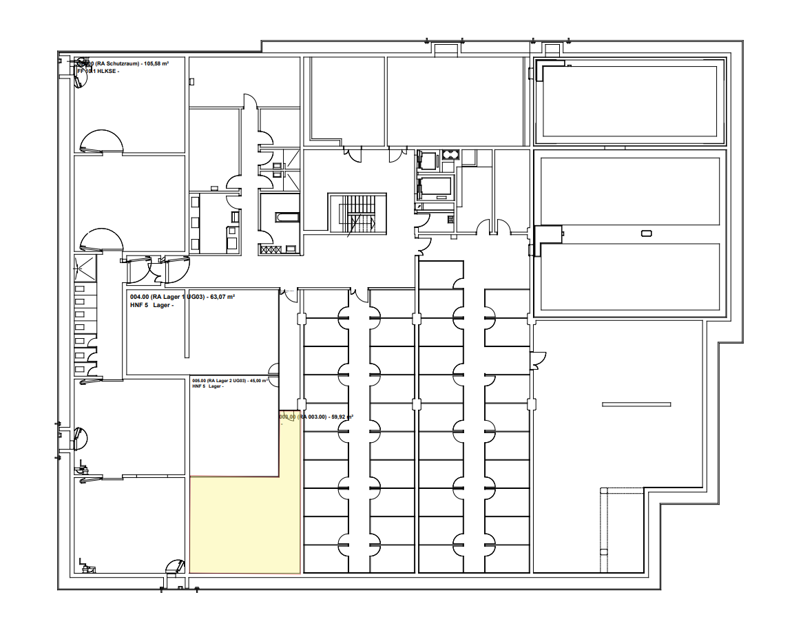 59m² local de stockage