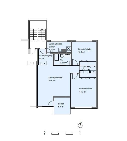 3 ½ Zimmer Wohnung, Foto 8 von 9