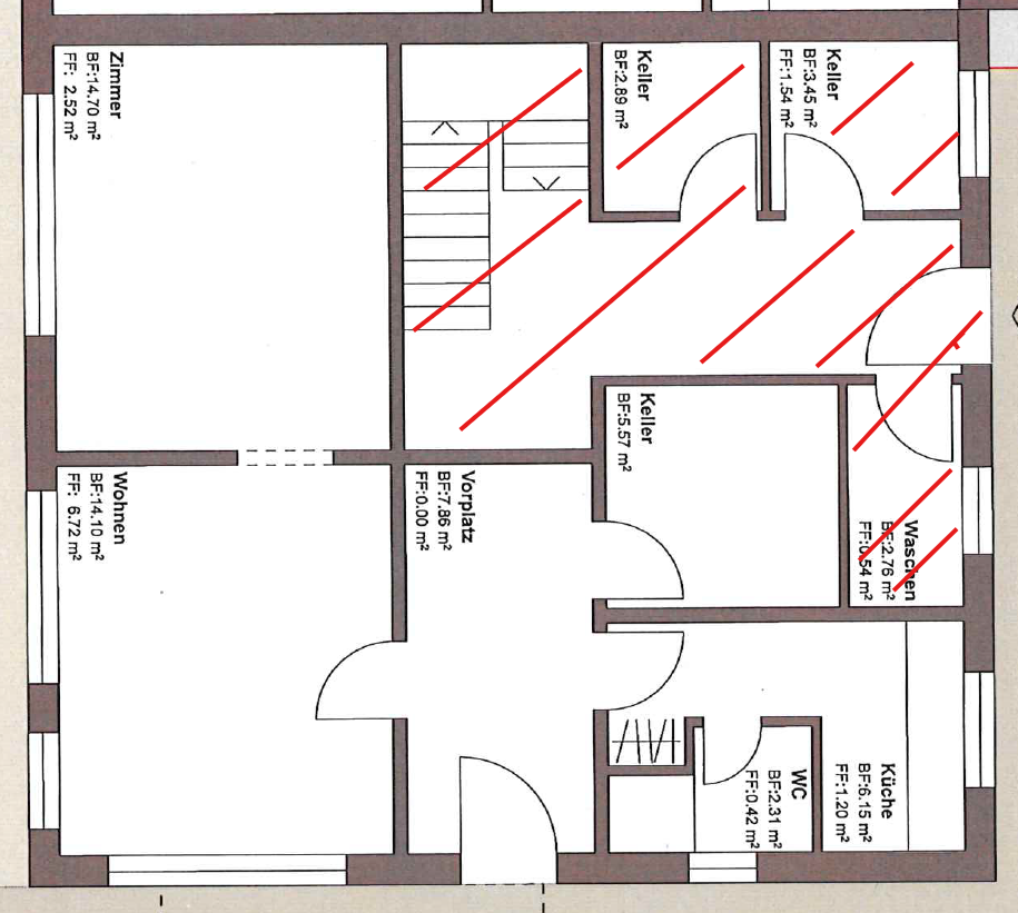 Appartement de 1 ½ pièces